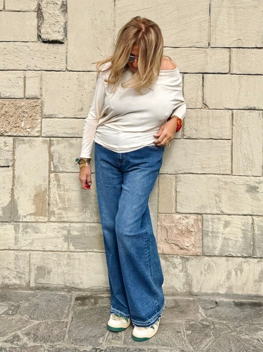 Desi Abbigliamento Jeans Palazzo | Pantaloni E Jeans