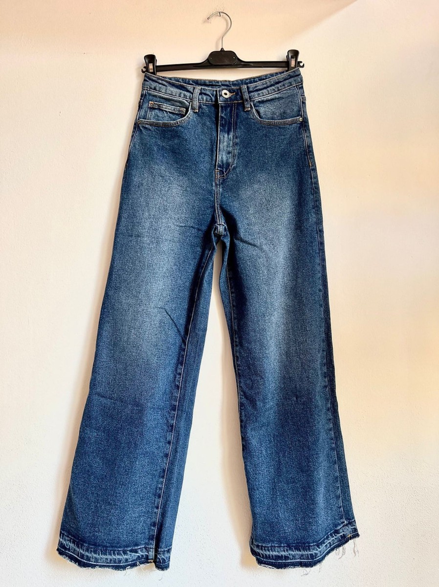 Desi Abbigliamento Jeans Palazzo | Pantaloni E Jeans