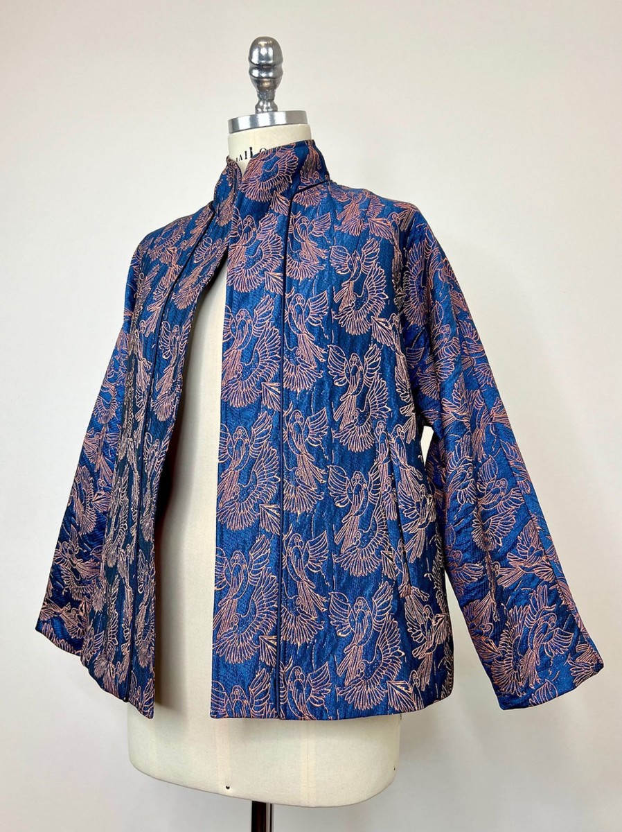 Desi Abbigliamento Giacca Manhattan - Parrot Jacquard | Spolverini E Giacche