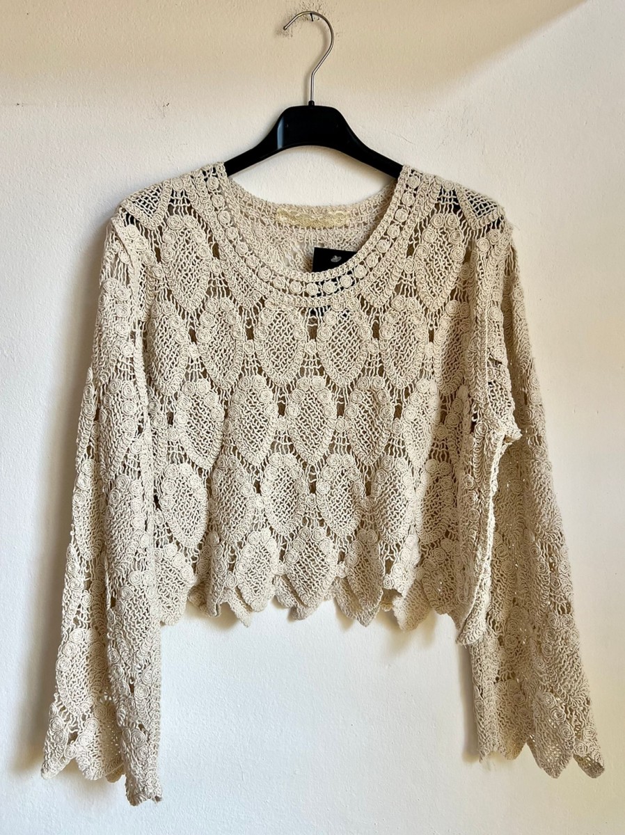 Desi Abbigliamento Top Crochet | Bluse E Camicie