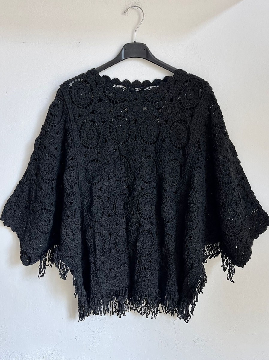 Desi Abbigliamento Mantella Crochet | Bluse E Camicie